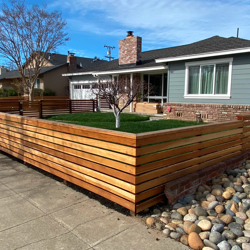 patio wood fence